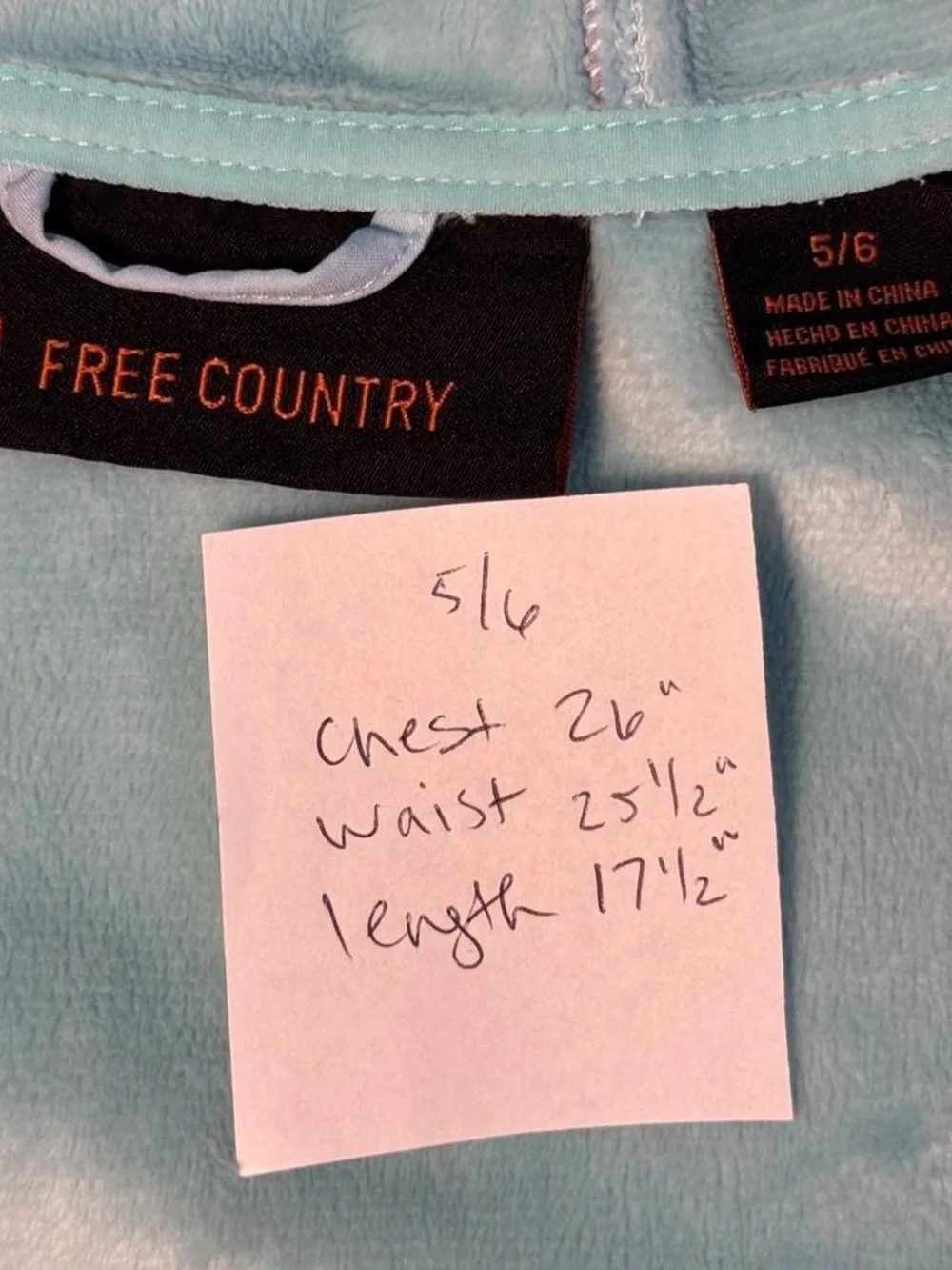 Free Country Girls Softshell Wind & Water Resistant Hooded Jacket Size 5/6